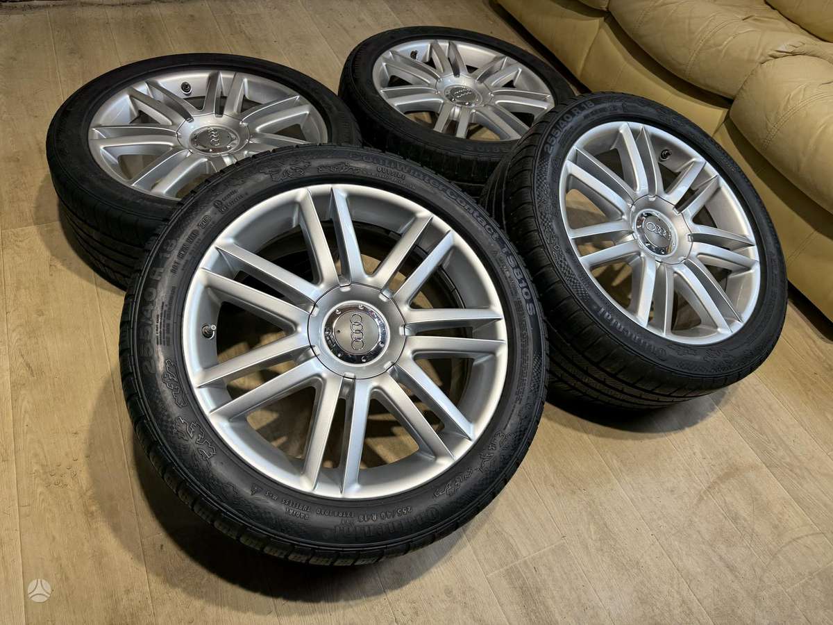 Audi A6 C6 su padangomis, light alloy, R18