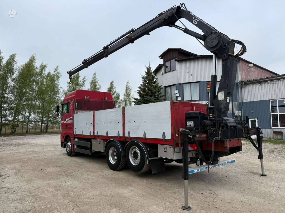 MAN TGA 26.480 + HIAB 144 E-3, бортовые