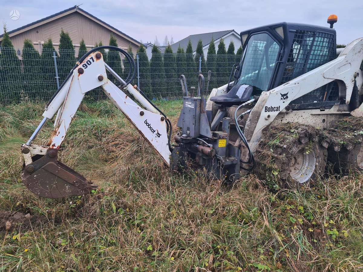 Bobcat 907, mini ekskavatoriai