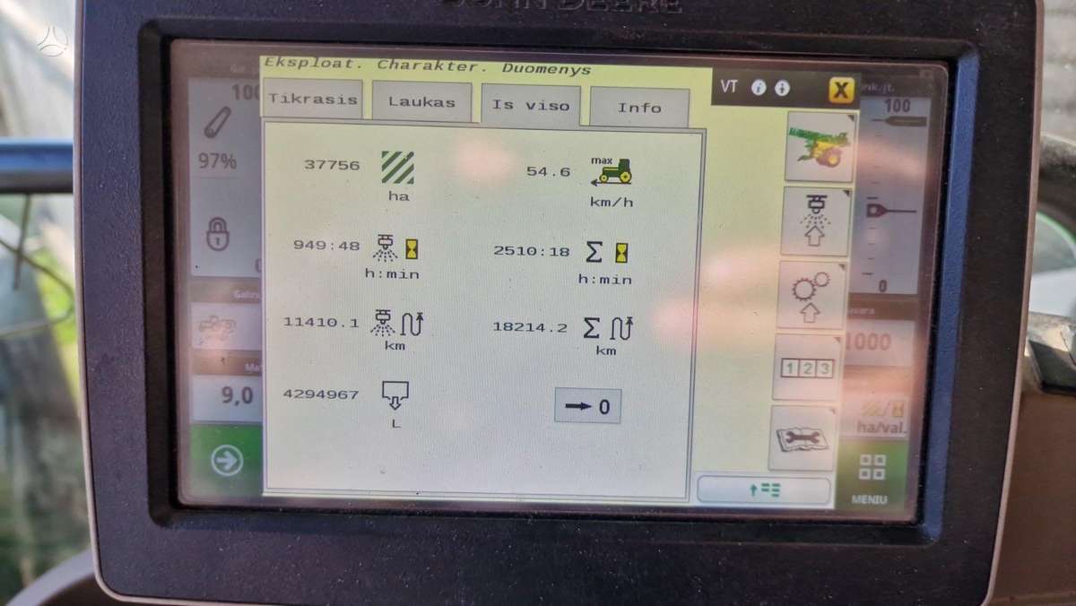John Deere M962, другое