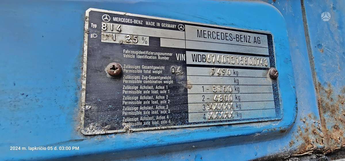 Mercedes-Benz 814, другое