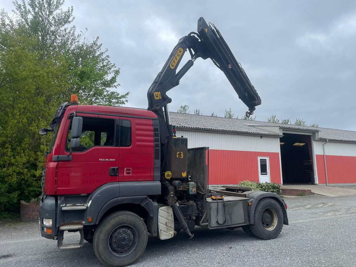 MAN TGA 18.360, crane trucks