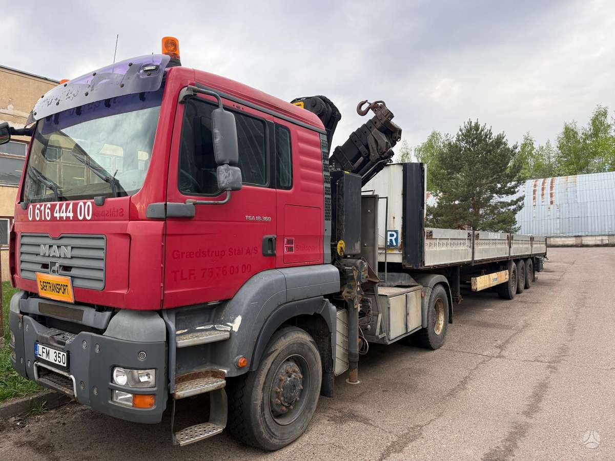 MAN TGA 18.360, crane trucks