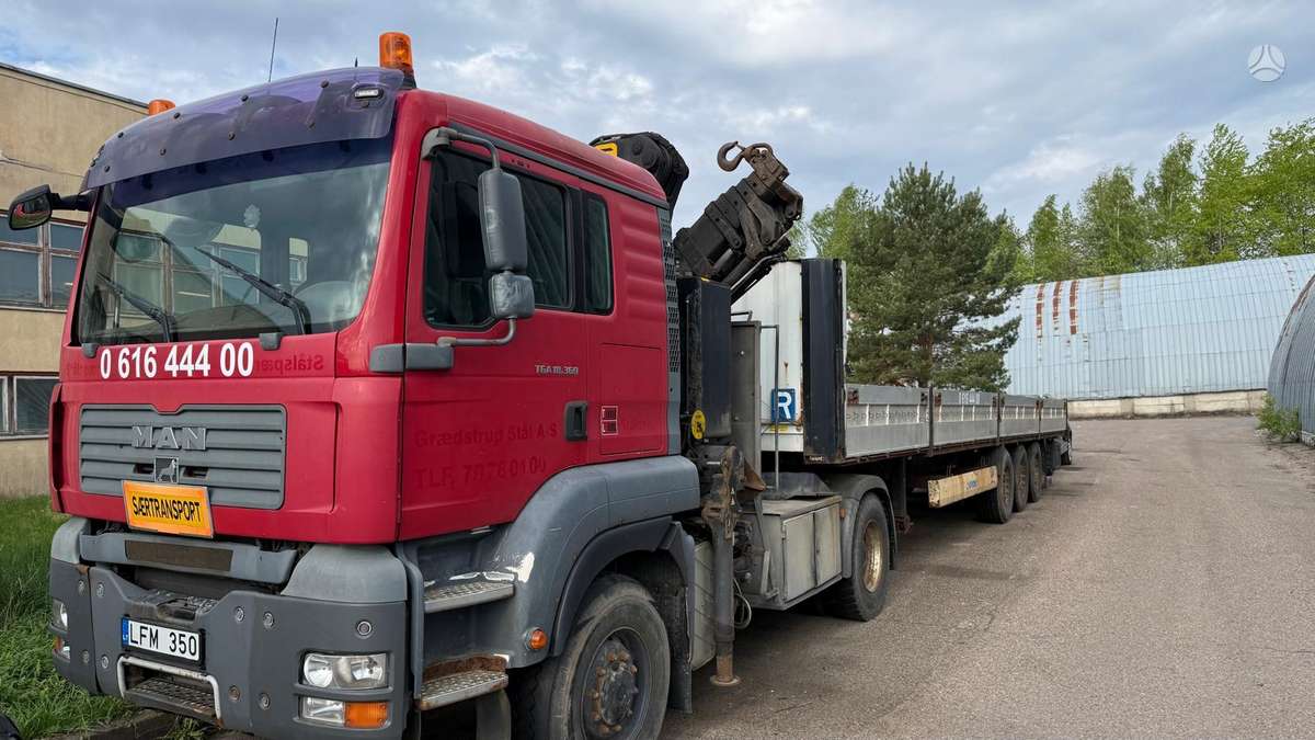 MAN TGA 18.360, crane trucks