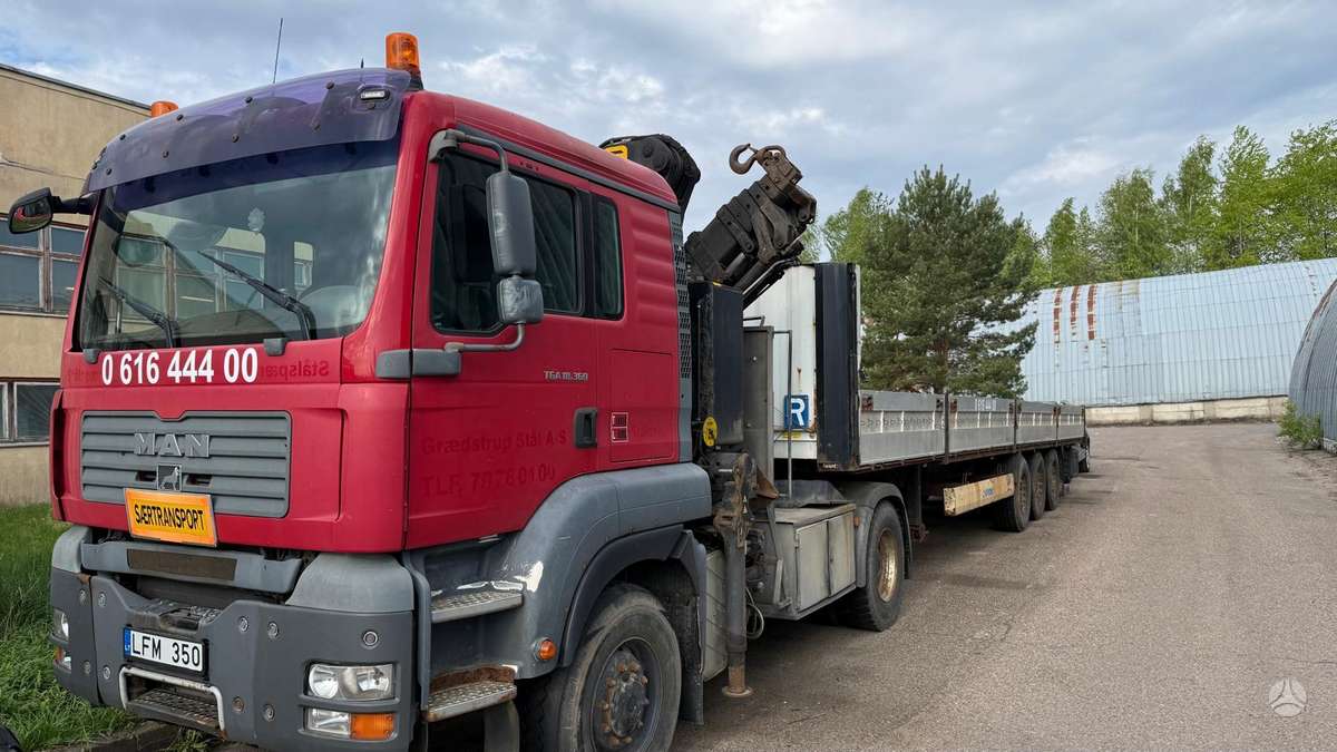 MAN TGA 18.360, su kranu