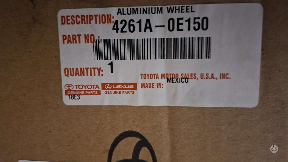 Toyota Highlander, 4261A0E150, Cen31741