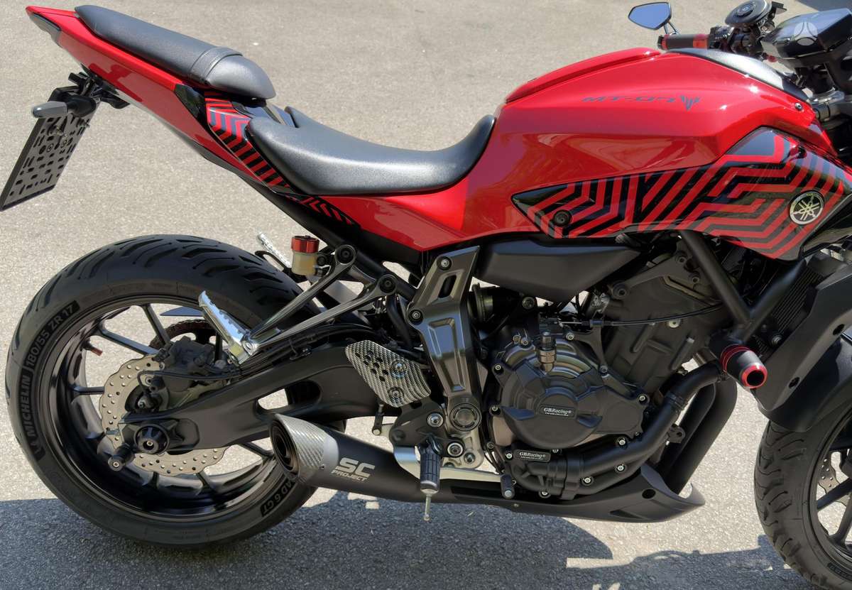 Yamaha MT 07 700cc, street / classic
