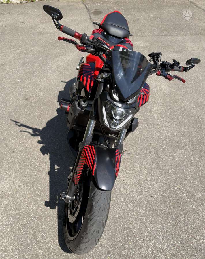 Yamaha MT 07 700cc, street / classic