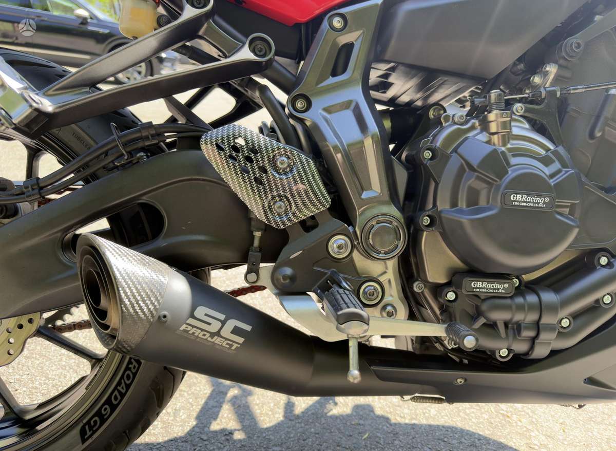 Yamaha MT 07 700cc, street / classic