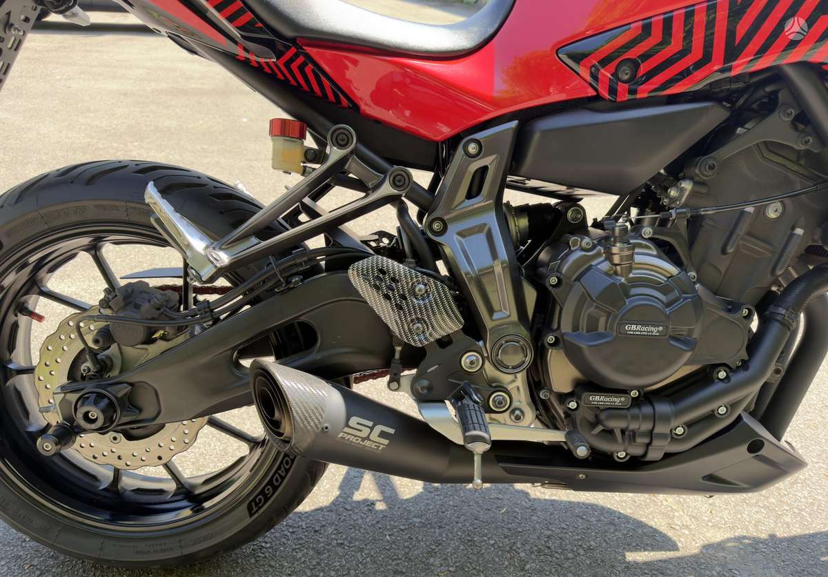 Yamaha MT 07 700cc, street / classic