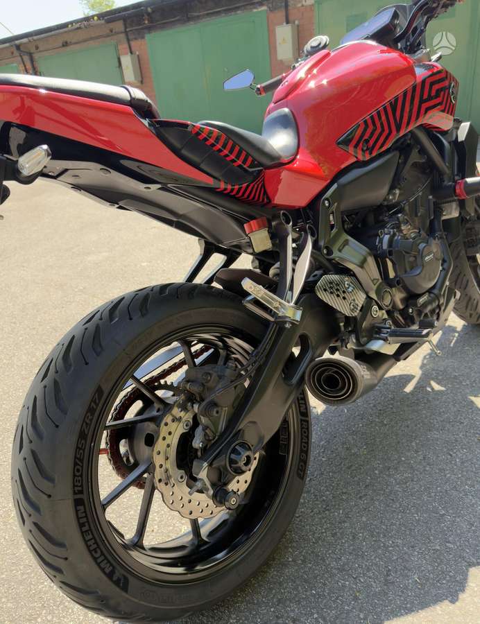 Yamaha MT 07 700cc, street / classic