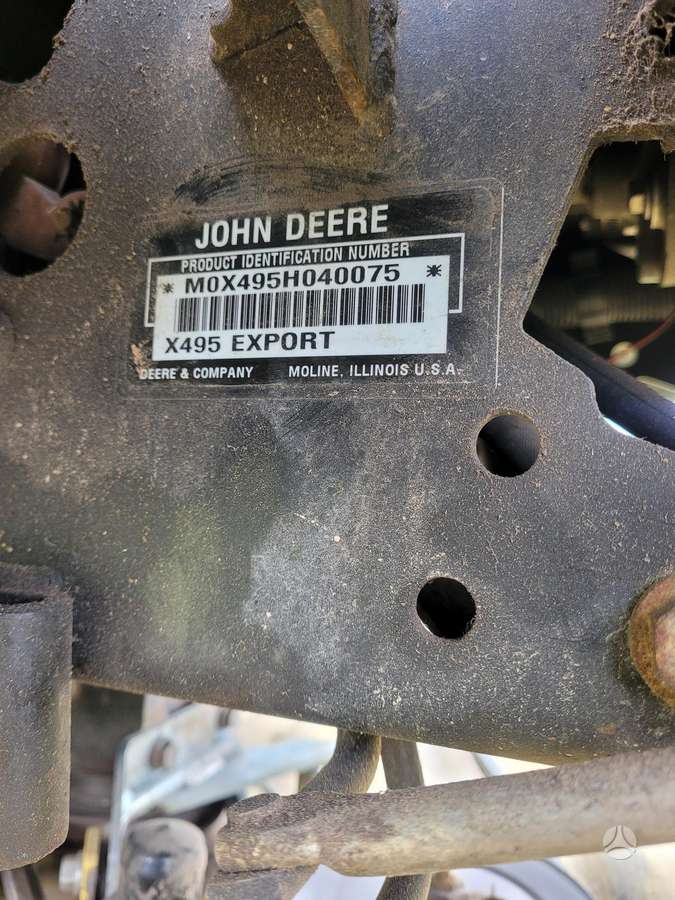 John Deere X495, garden tractors