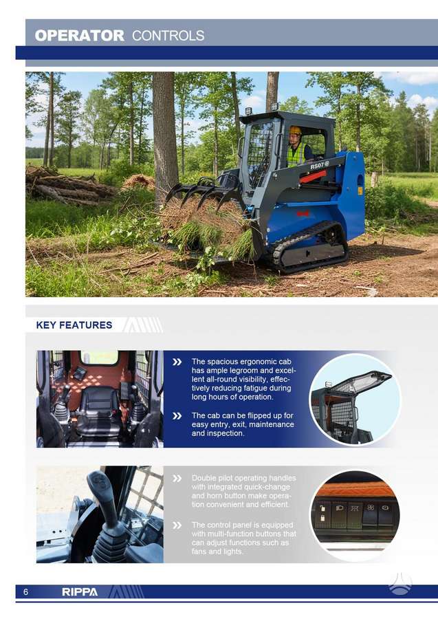 Rippa RS07 (Kubota), mini krautuvai