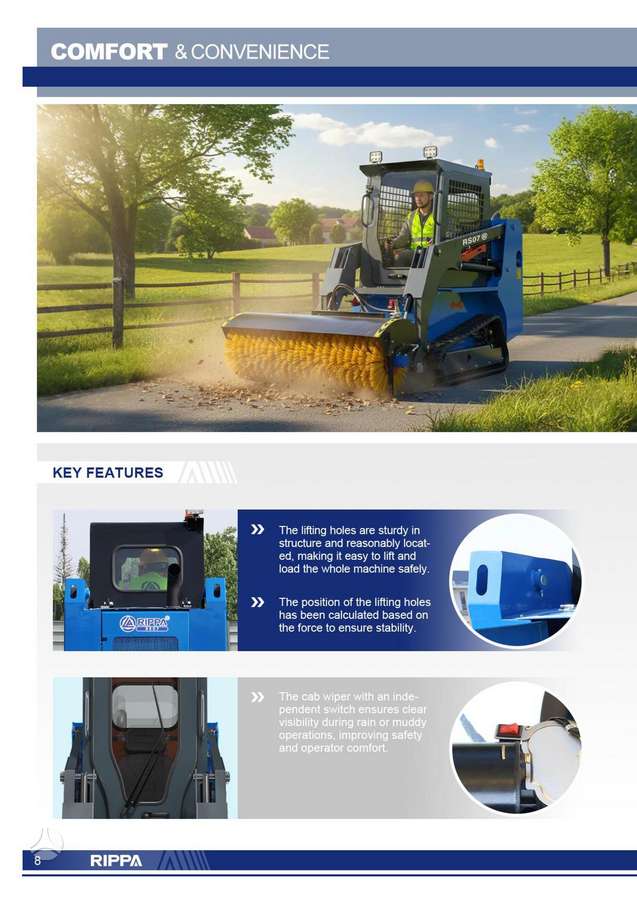 Rippa RS07 (Kubota), mini krautuvai