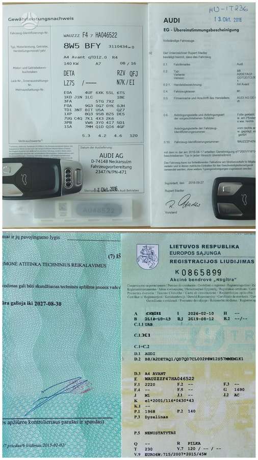 Audi A4, 2.0 l., Универсал