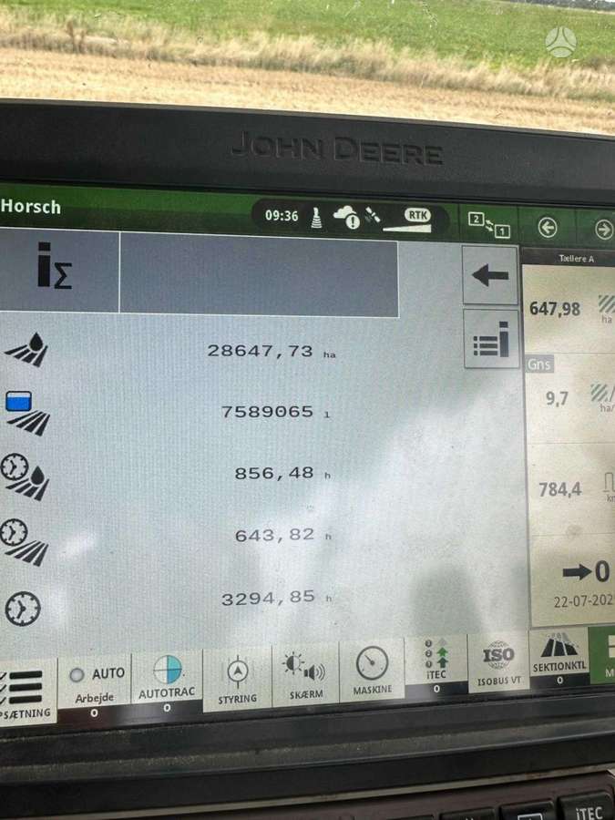 Horsch Leeb 8 GS, разбрызгиватели