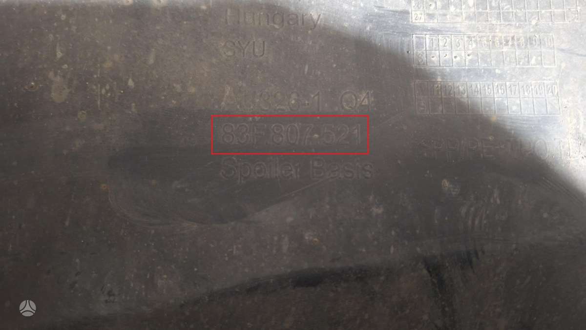 Audi Q3, 83F807521, Cen33104