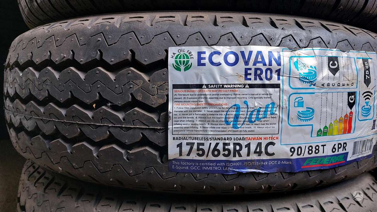 Nokian , ECOVAN, summer 175/65 R14