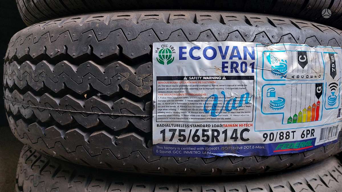 Nokian , ECOVAN, vasarinės 175/65 R14