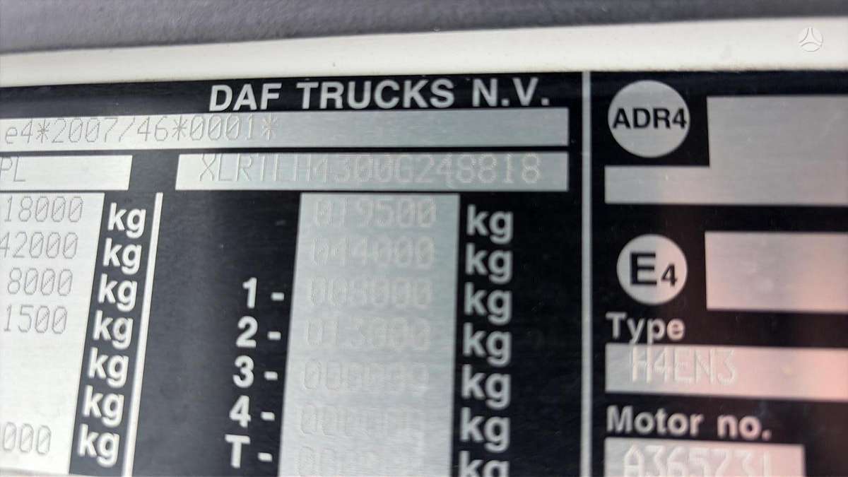 DAF XF480FT, double sleeper