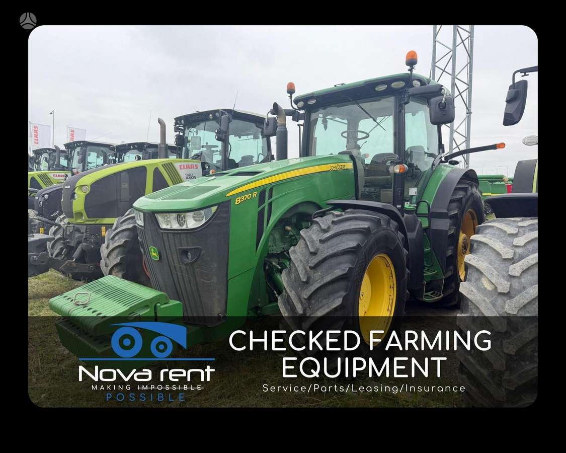 John Deere 8370R, traktoriai