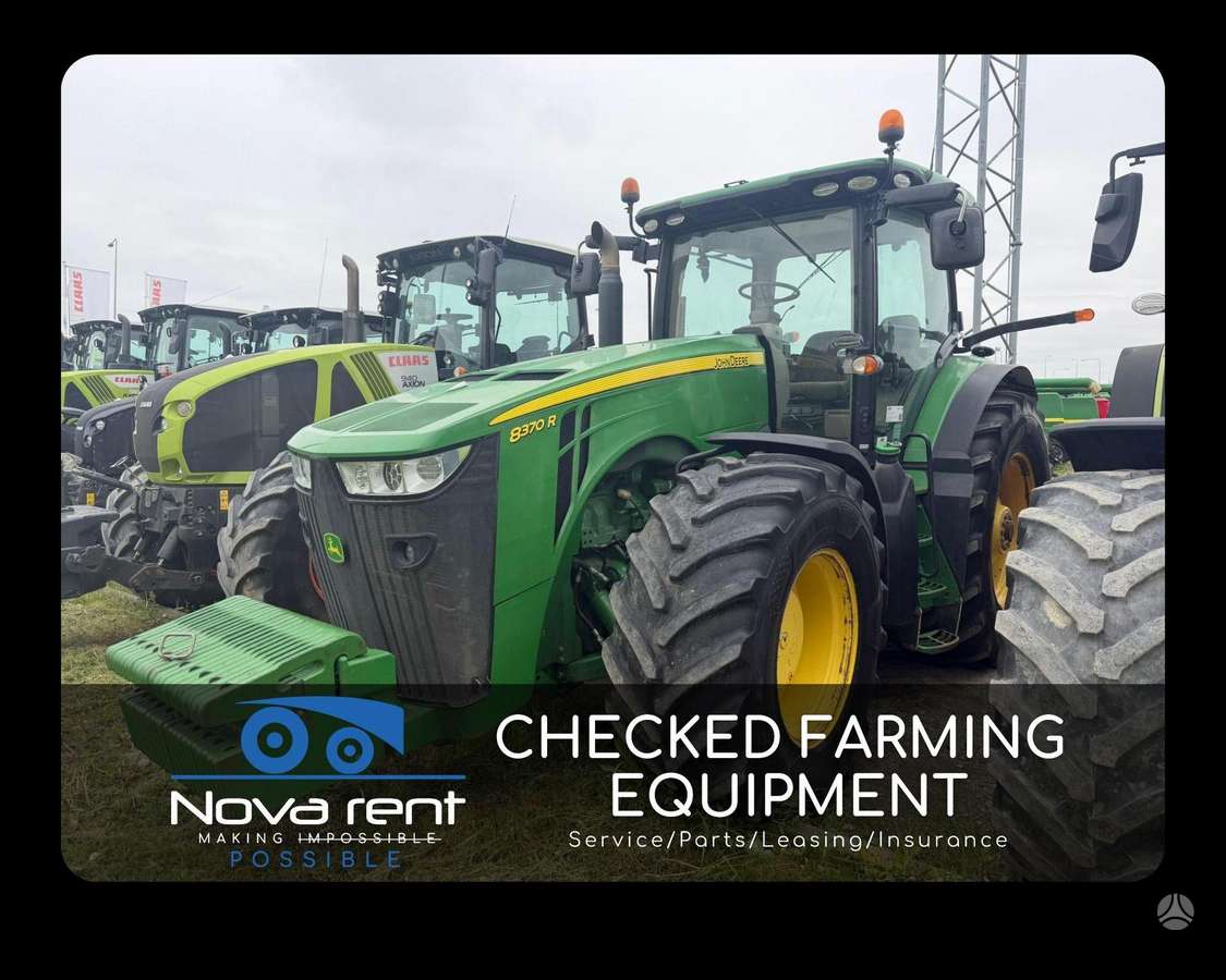 John Deere 8370R, тракторы
