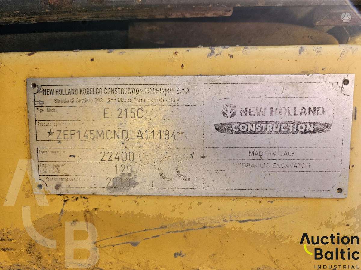 New Holland E 215 C, экскаваторы