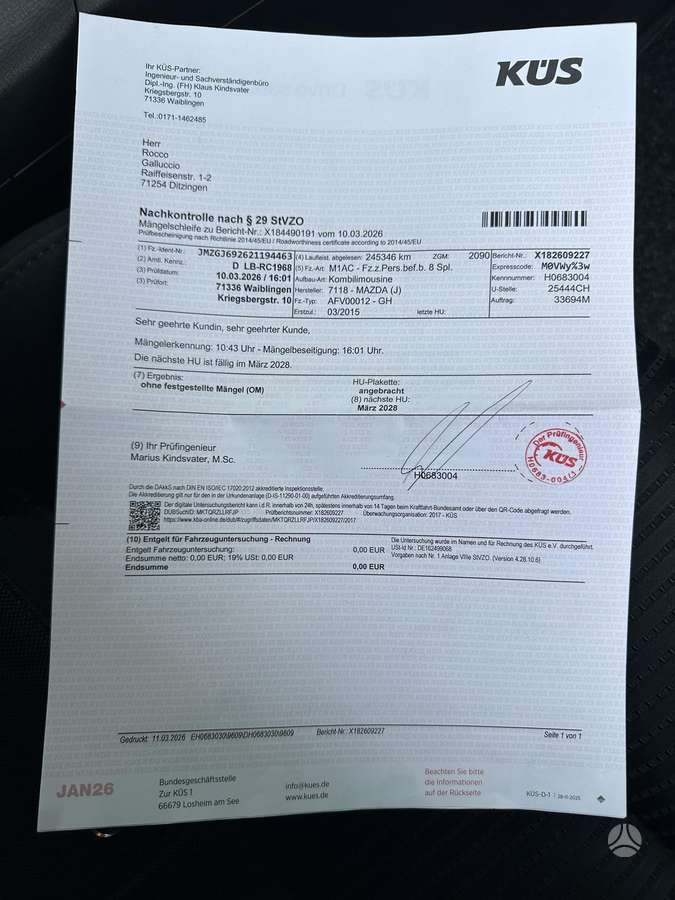 Mazda 6, 2.2 l., Универсал
