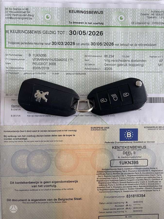 Peugeot 3008, 1.2 l., hatchback