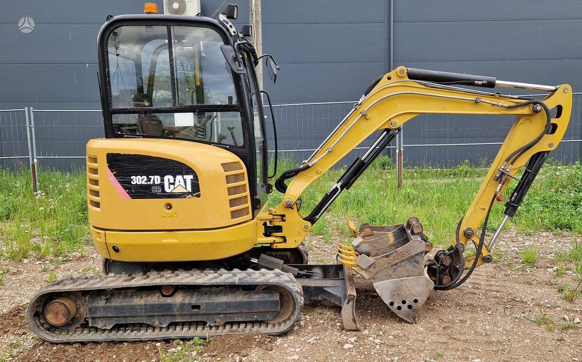 Caterpillar 302.7, mini ekskavatoriai