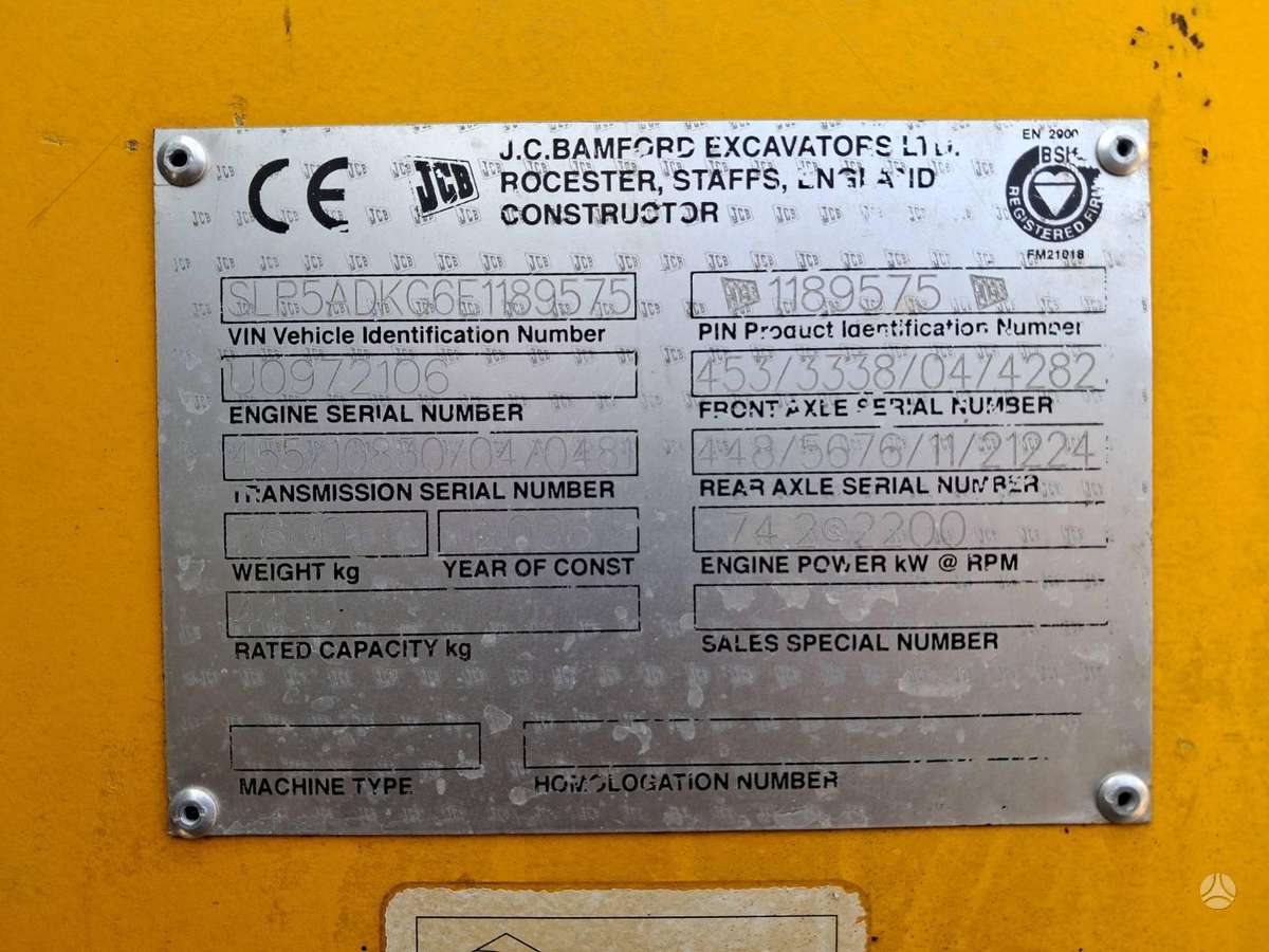 JCB 541-70, self-propelled loaders