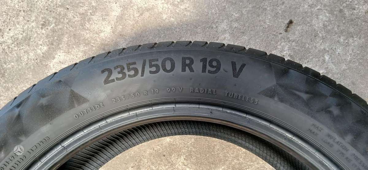 Continental, summer 235/50 R19