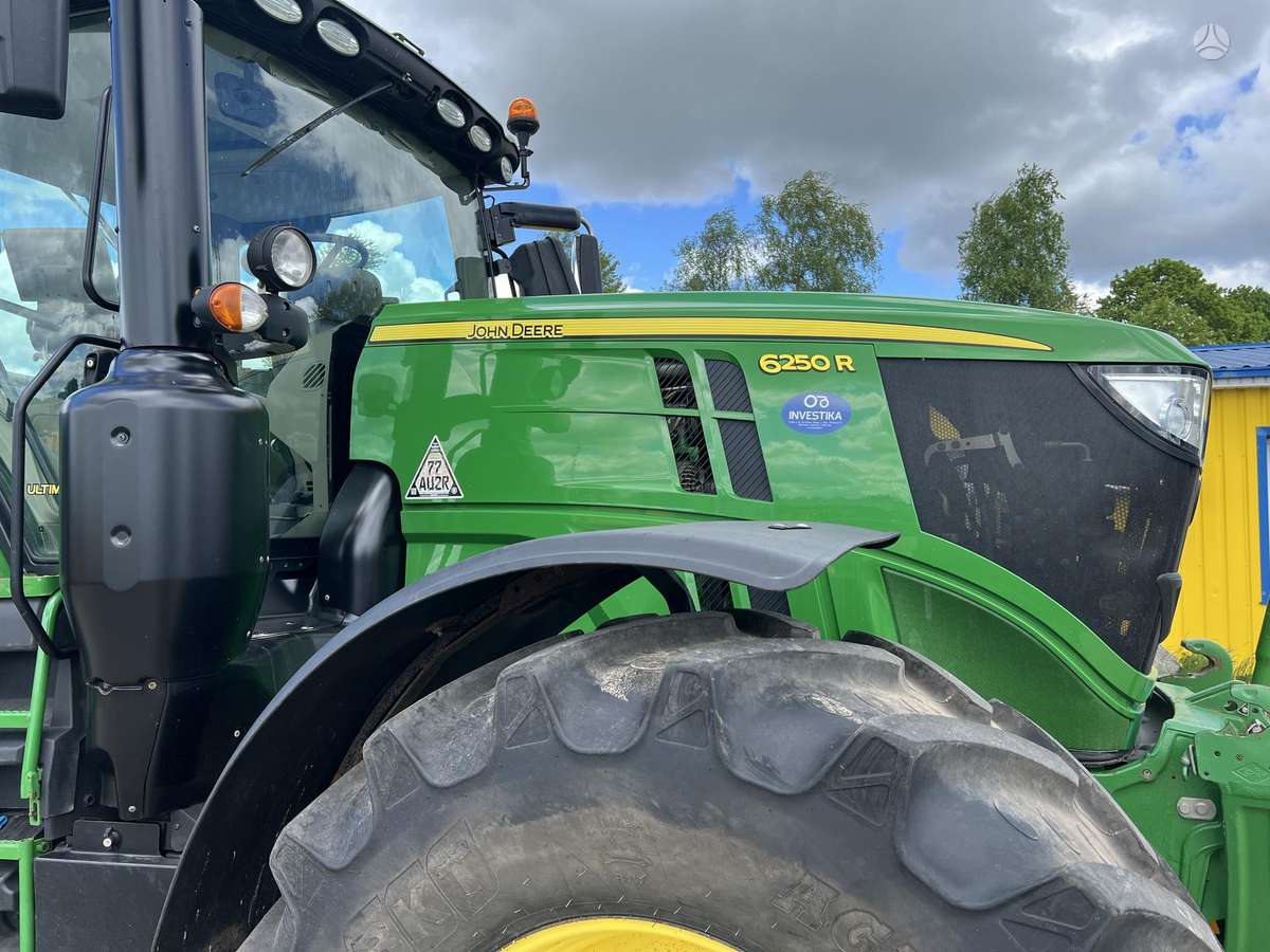 John Deere 6250R/JAU LIETUVOJE, тракторы