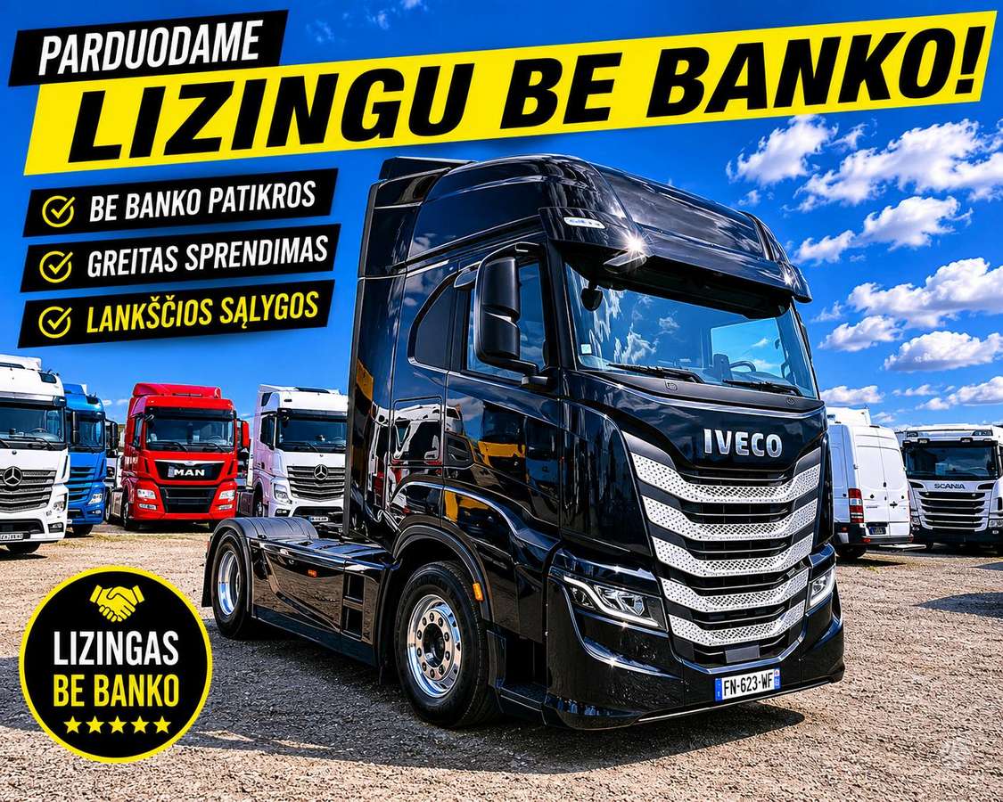 Iveco S-Way 480 Retarder, double sleeper