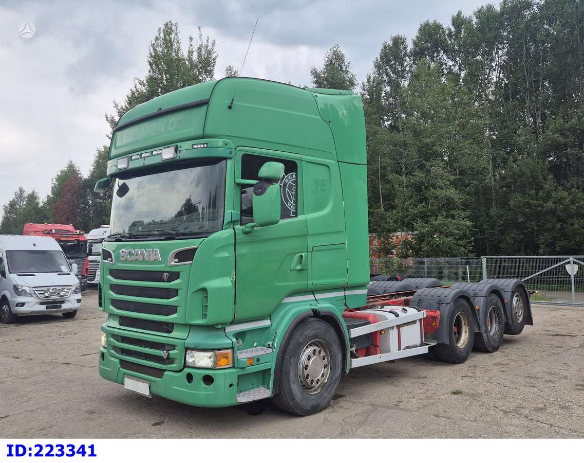 Scania R620 - 8x4 - Steering axle - Retarder, шасси