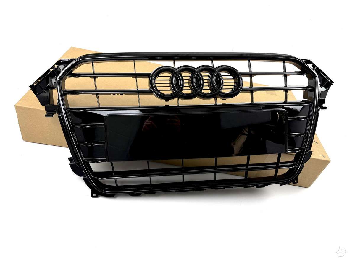 Audi A4, S-line, Audi a4 b8 5 8k0 facelift front bumper grille without pdc sensor