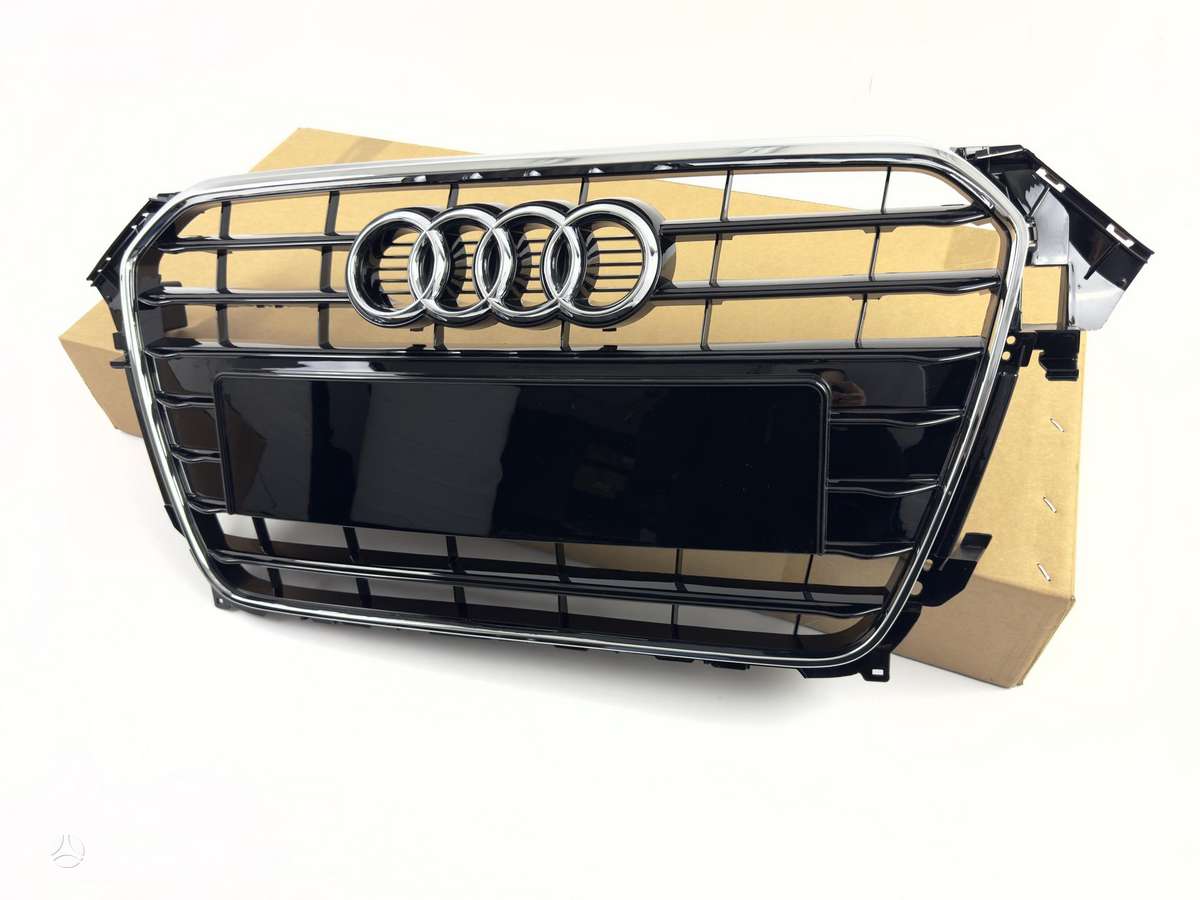 Audi A4, S-line, Audi a4 b8 5 8k0 facelift front bumper grille without pdc sensor