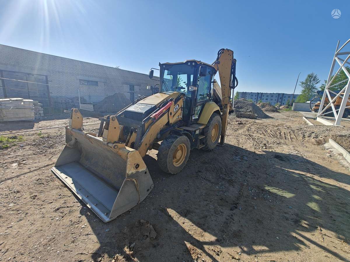Caterpillar 428, экскаваторные погрузчики