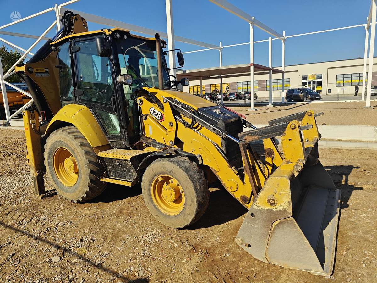 Caterpillar 428, excavator loader