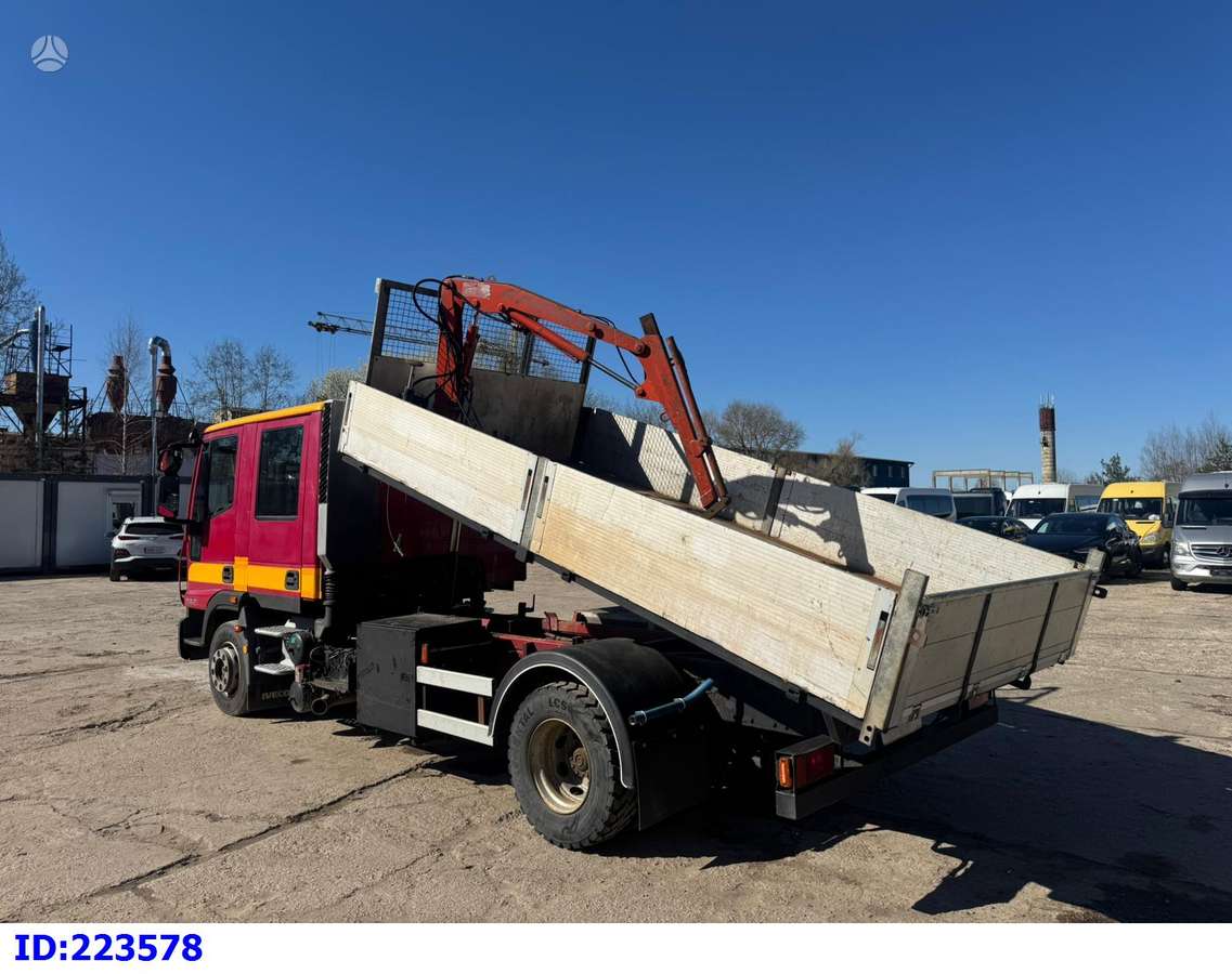Iveco 120EL22 Tipper + Crane, самосвалы