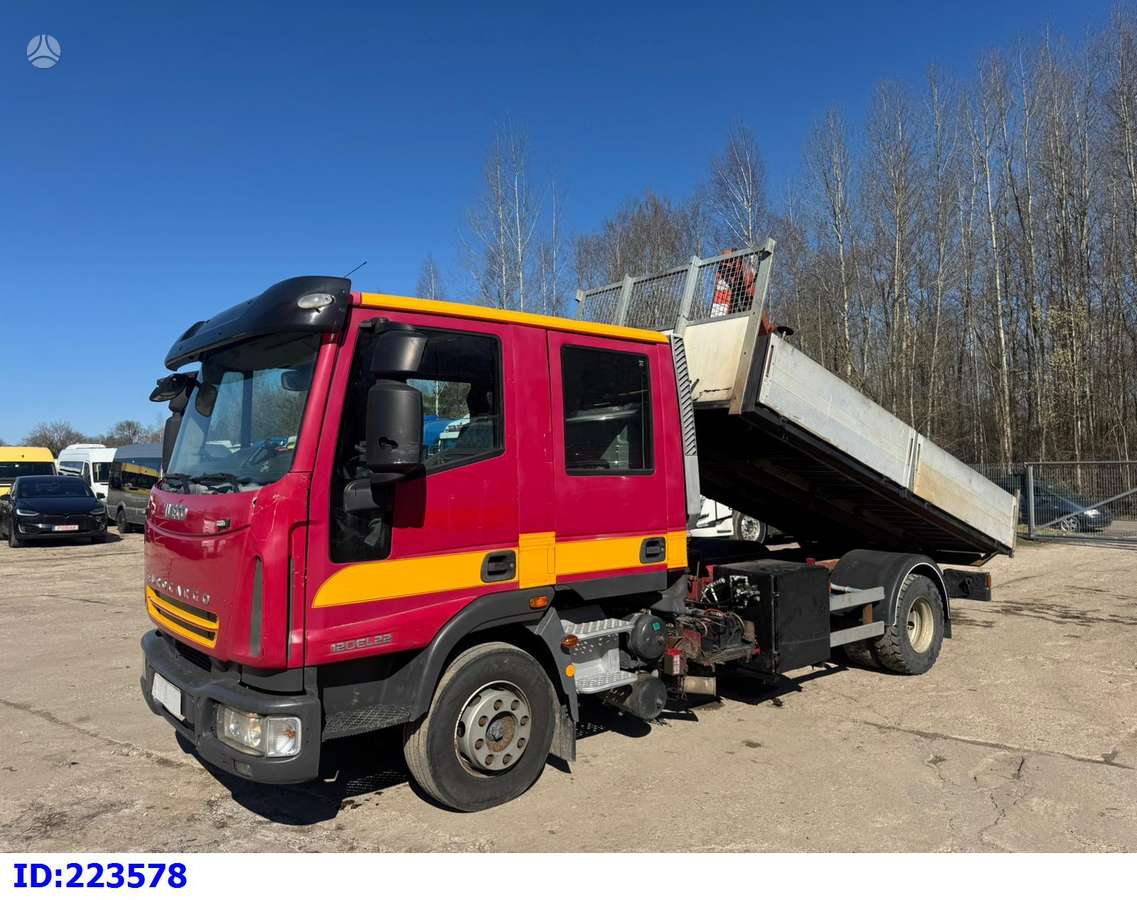 Iveco 120EL22 Tipper + Crane, самосвалы