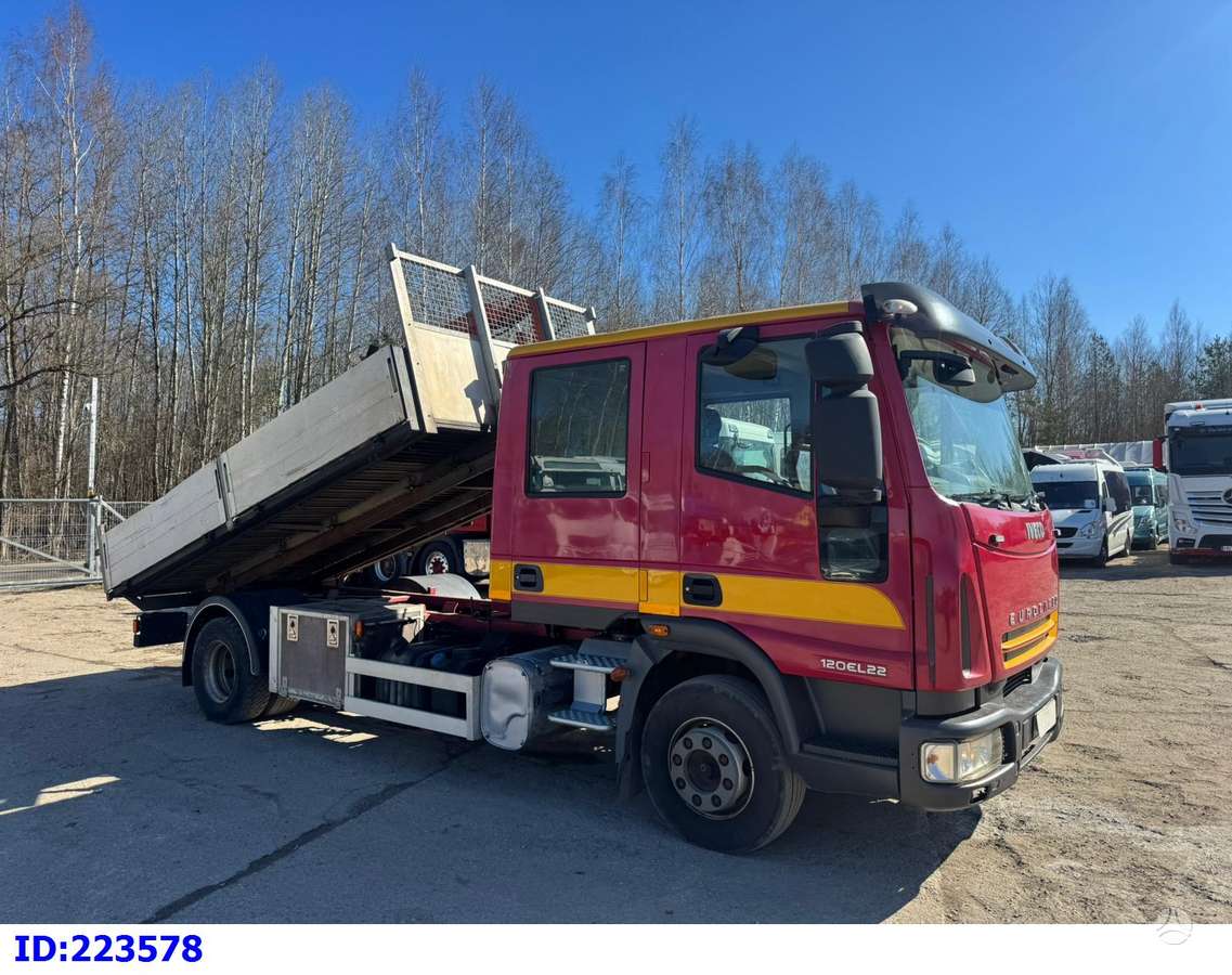 Iveco 120EL22 Tipper + Crane, самосвалы