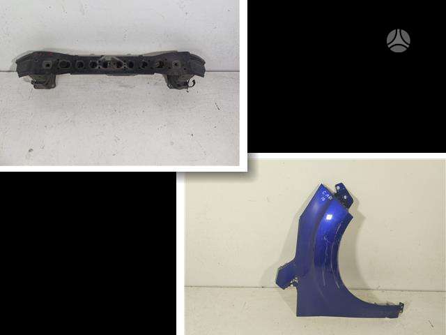 Ford C-MAX bumper reinforcement, fenders