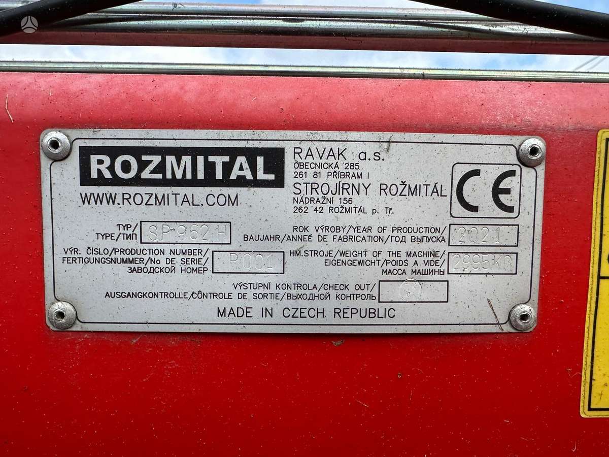 Rozmital SP-962H, грабли