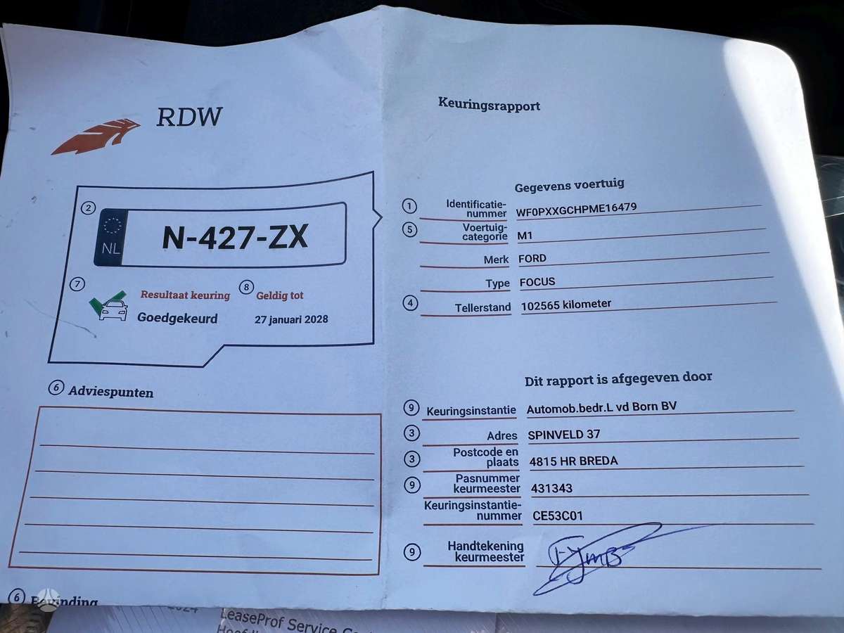 Ford Focus, 1.0 l., wagon