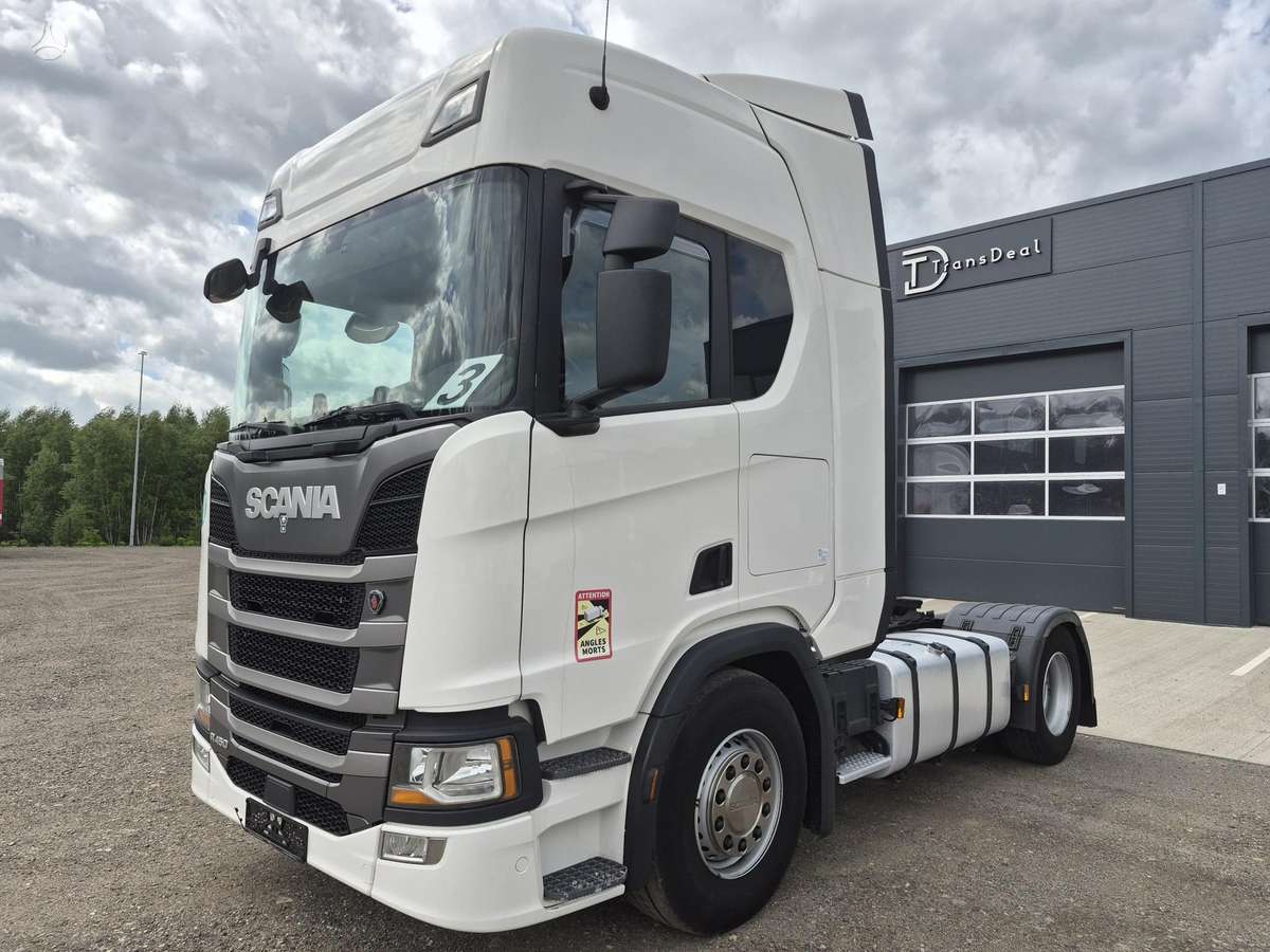 Scania R450 retarderis + kompresorius, double sleeper