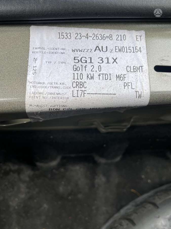 Volkswagen Golf по частям