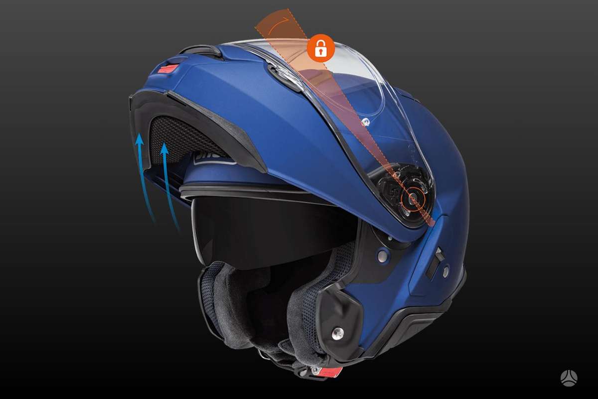Shoei Neotec II+Cardo PACKTALK BOLD, modular / flip-up