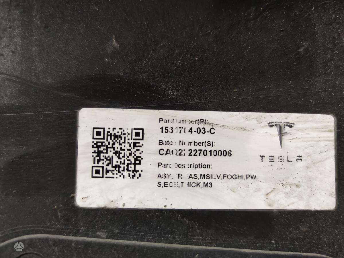Tesla Model 3 bumpers
