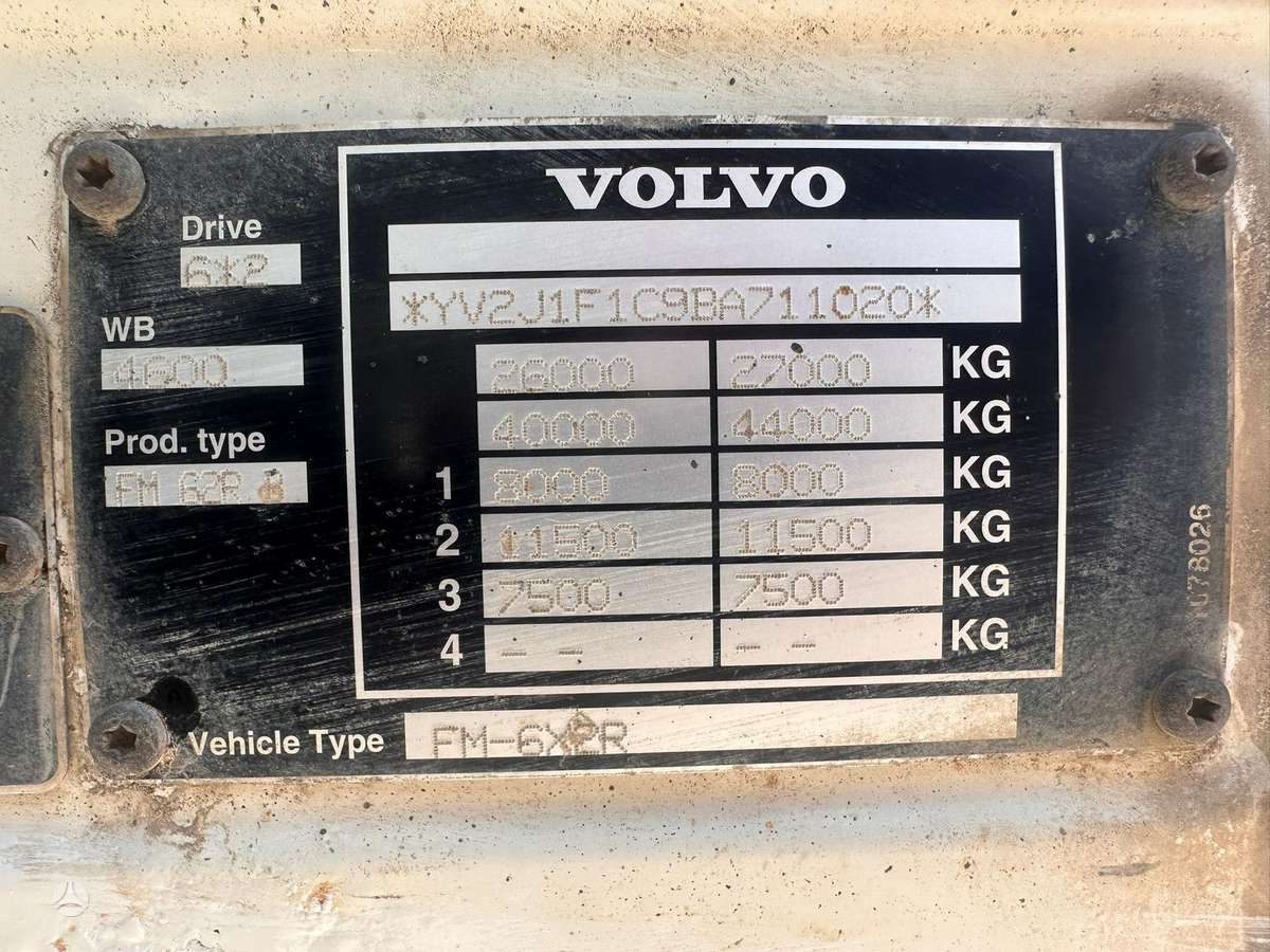 Volvo FM410, manual, шасси
